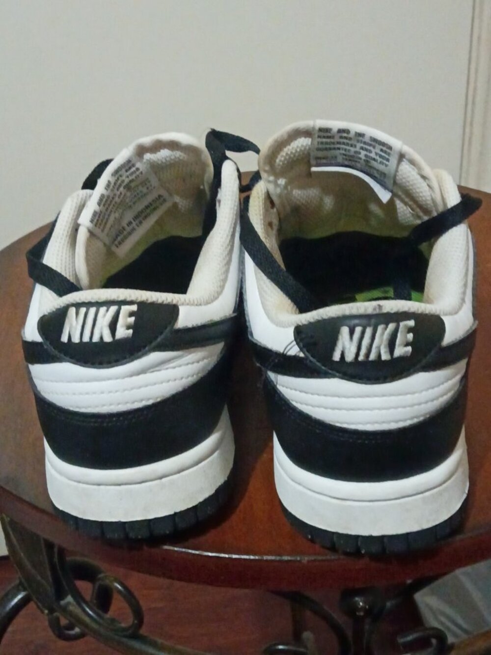 Nike Dunk Low Next Nature White/Black "Panda" Sneakers DD1873-102 Womens Size 7 - Picture 10 of 14